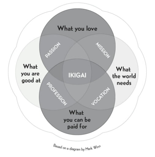 IKIGAI - THE ART OF STAYING YOUNG WHILE GROWING OLD