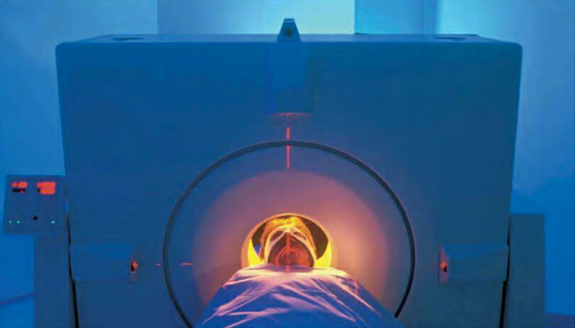 A patient receives a PET scan to pinpoint regions of the brain that are most active.

Seeing Thoughts 