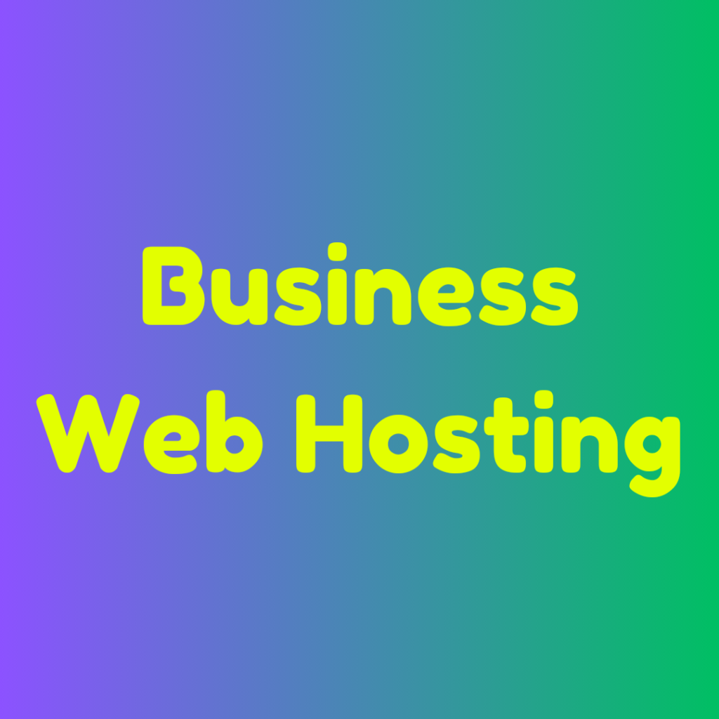 Business Web Hosting