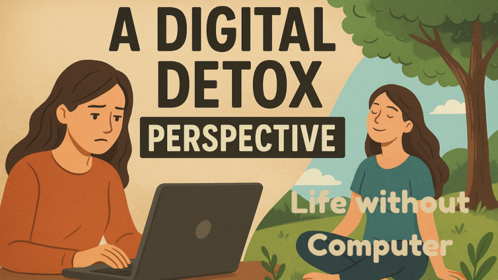 A Digital Detox Perspective: life without computers