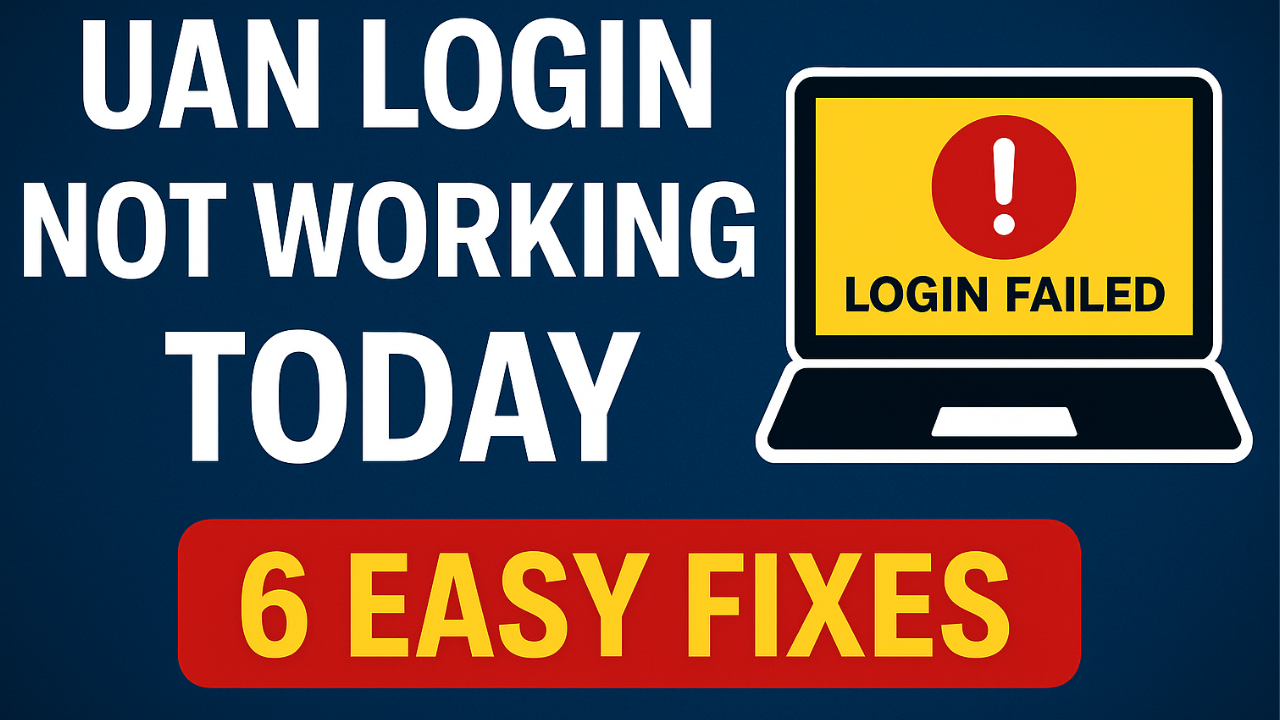 UAN Login Not Working Today