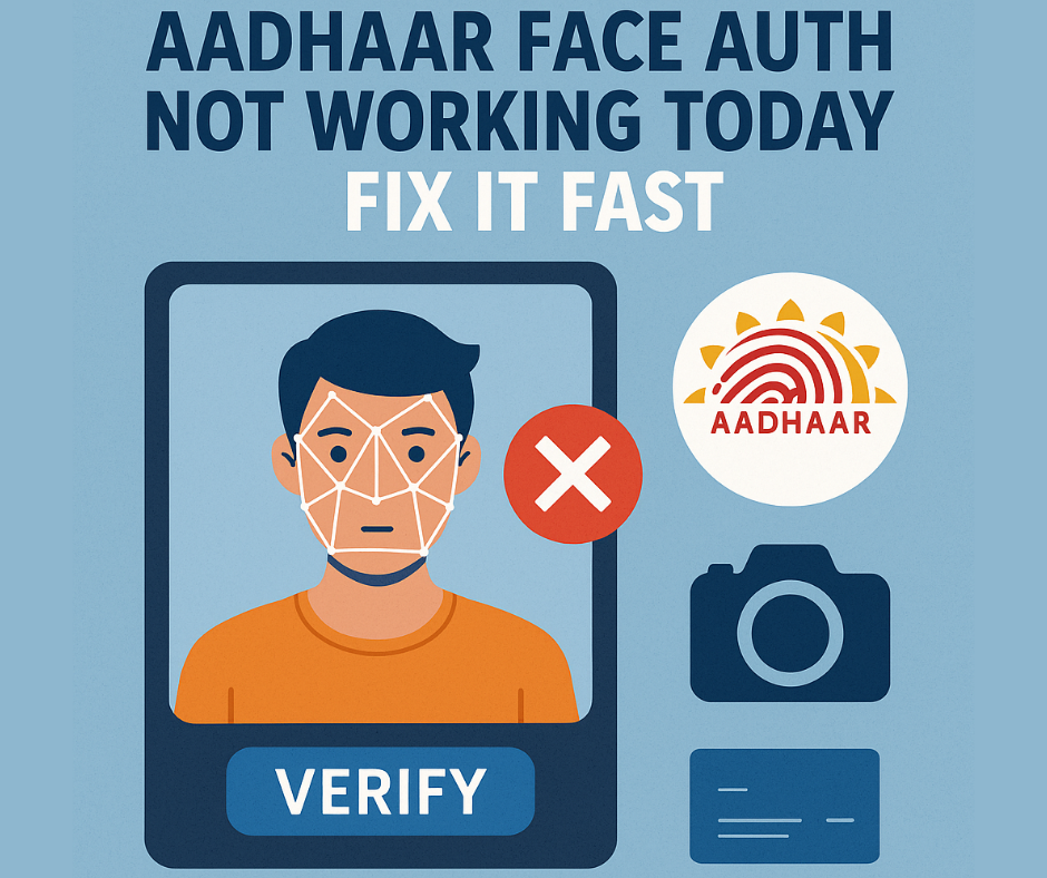 Aadhaar Face Auth Not Working Today