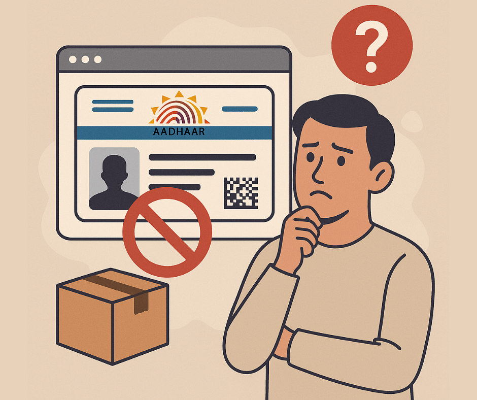 Aadhaar PVC Card Not Delivered