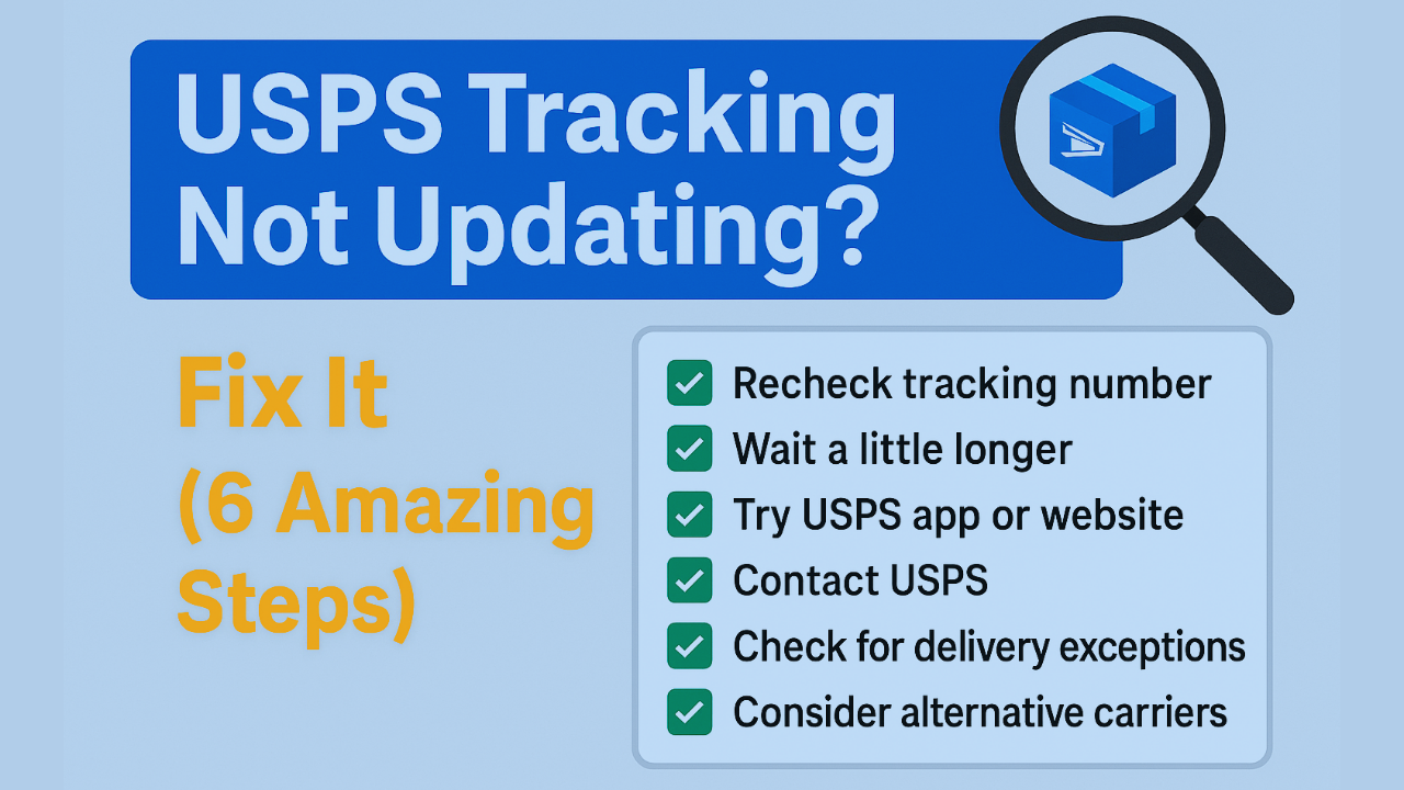USPS Tracking Not Updating Today