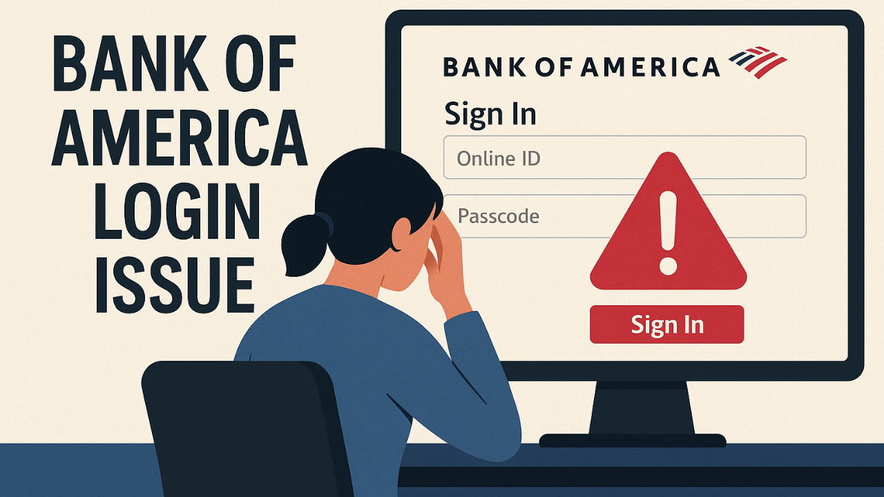 Bank of America Login Not Working