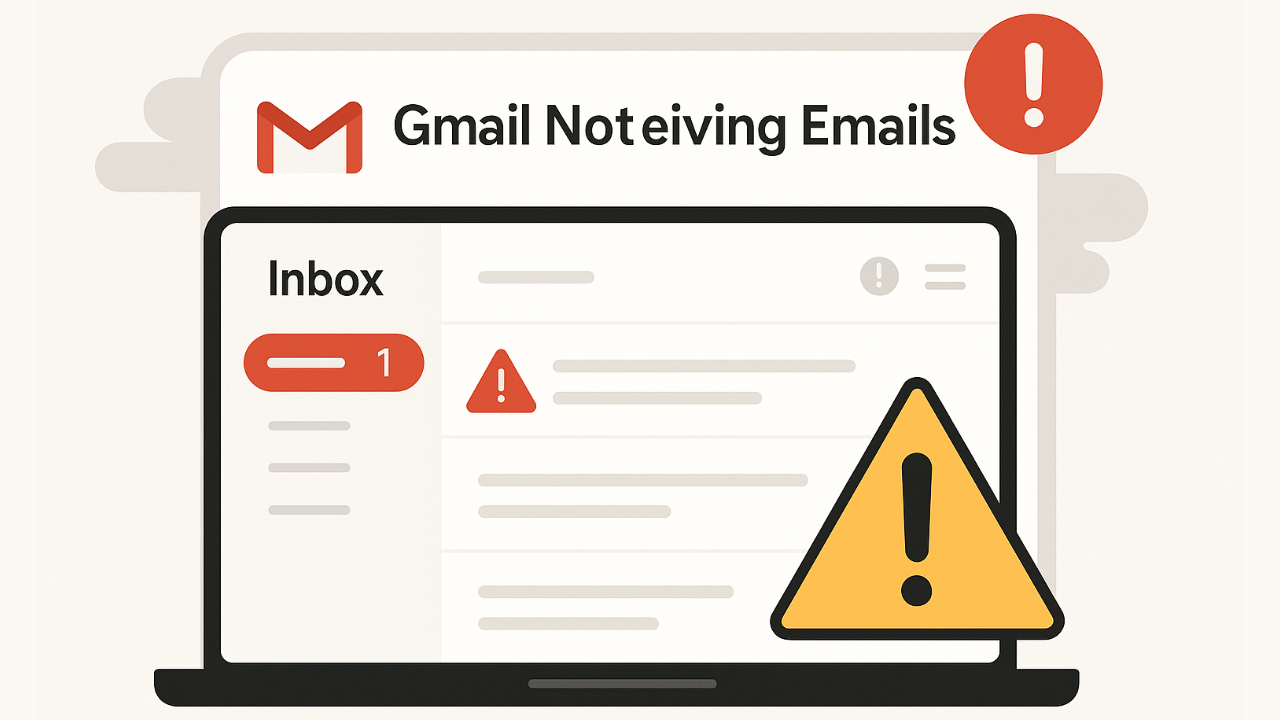 Gmail Not Receiving Emails
