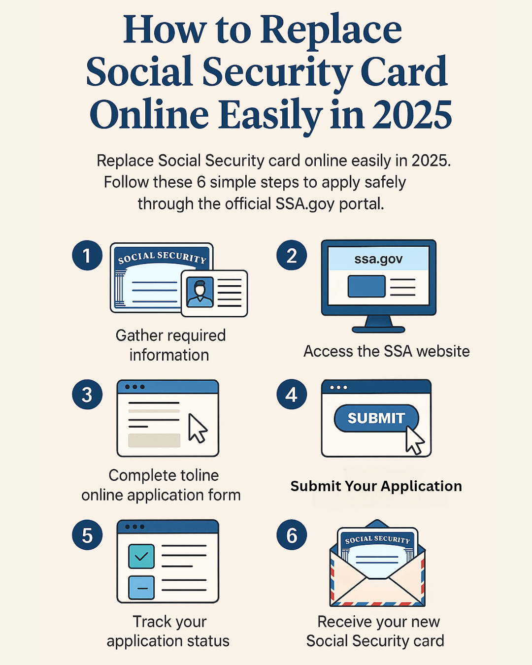 Replace Social Security Card Online