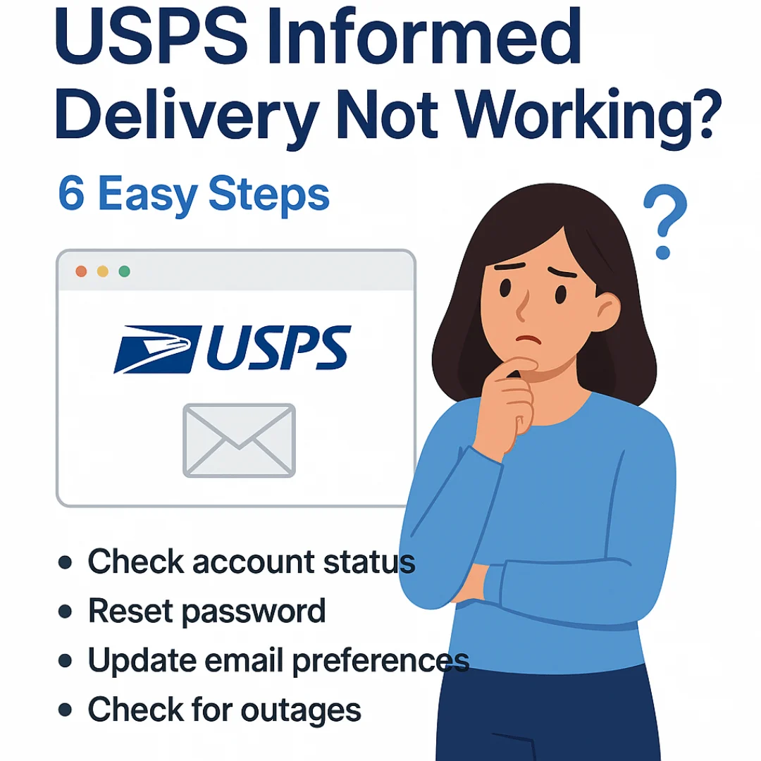 USPS Informed Delivery Not Working? 6 Easy Steps