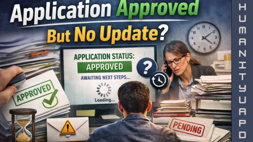 Application Approved But No Update