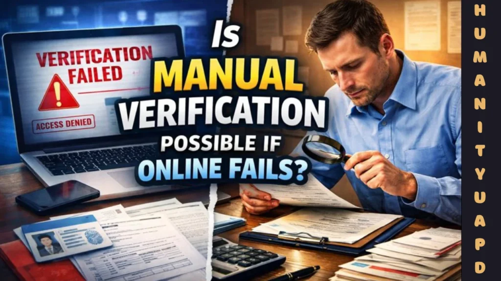 Is Manual Verification Possible If Online Fails