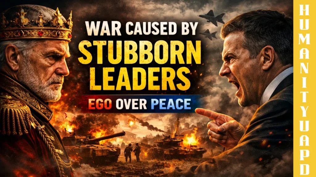 War due to the Stubbornness of Ministers or Kings