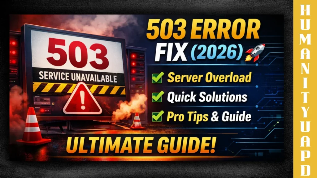 503 Service Unavailable Error