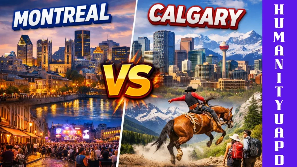Montreal and Calgary