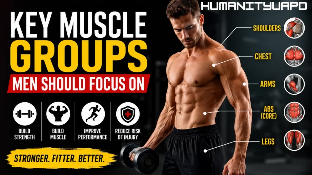 Key Muscle Groups Men Should Focus On